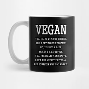 Yes I'm Vegan Mug